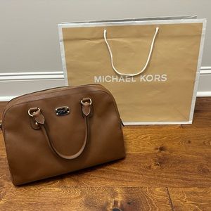 Michael Kors brown tote.